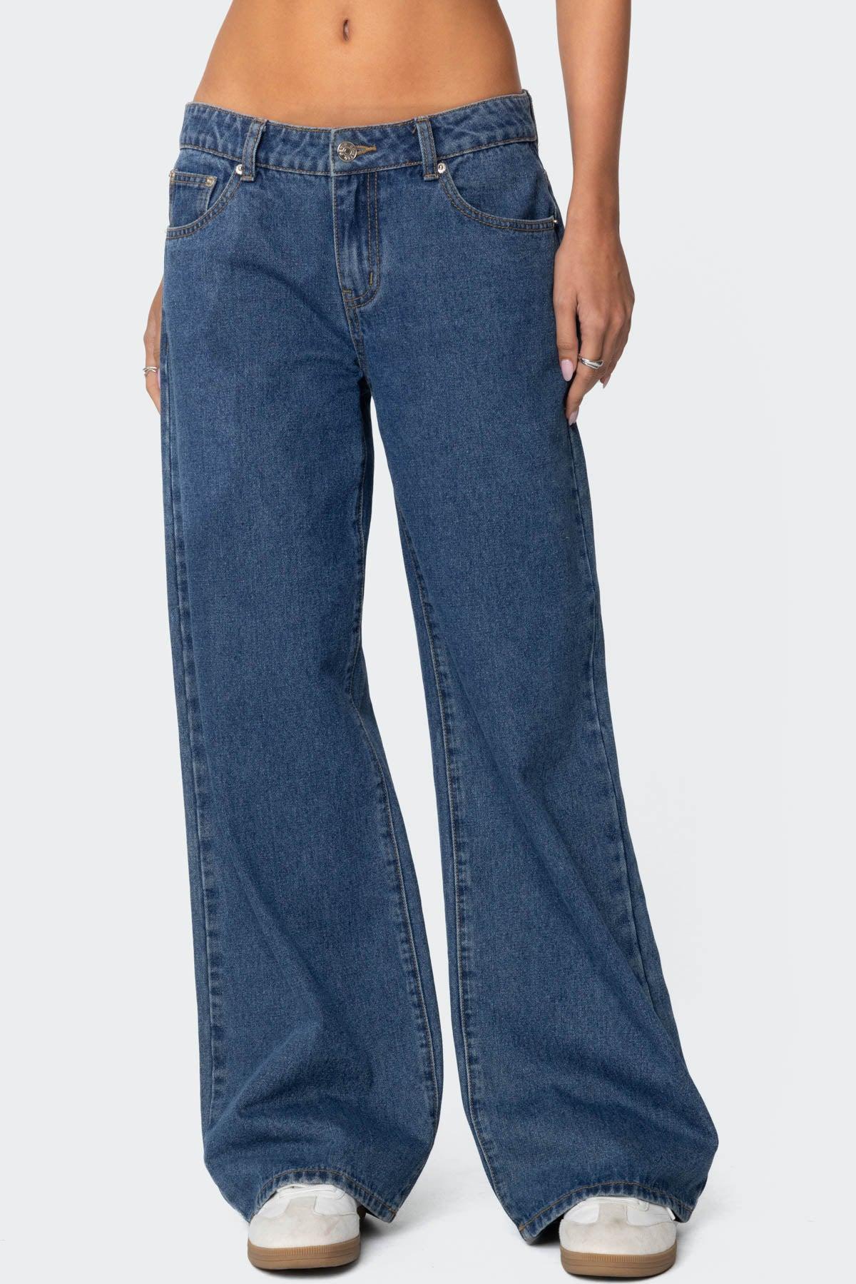 Raelynn Washed Low Rise Jeans Product Image