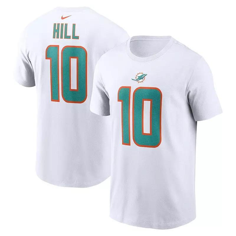 Mens Nike Tyreek Hill Miami Dolphins Player Name & Number T-Shirt Product Image