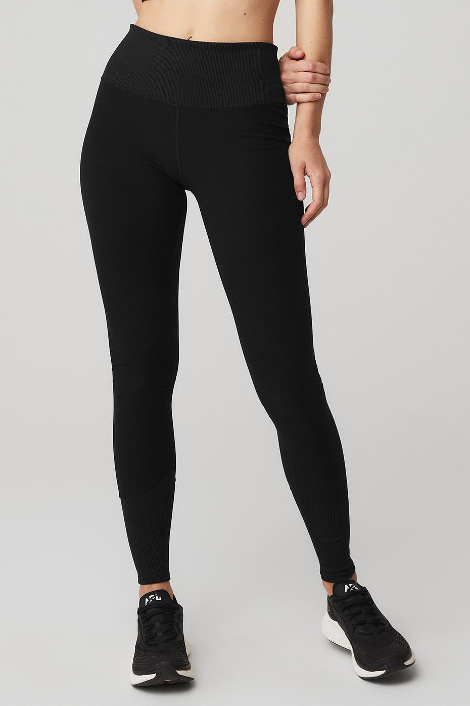 High-Waist Alosoft Lounge Legging - Black Female product image