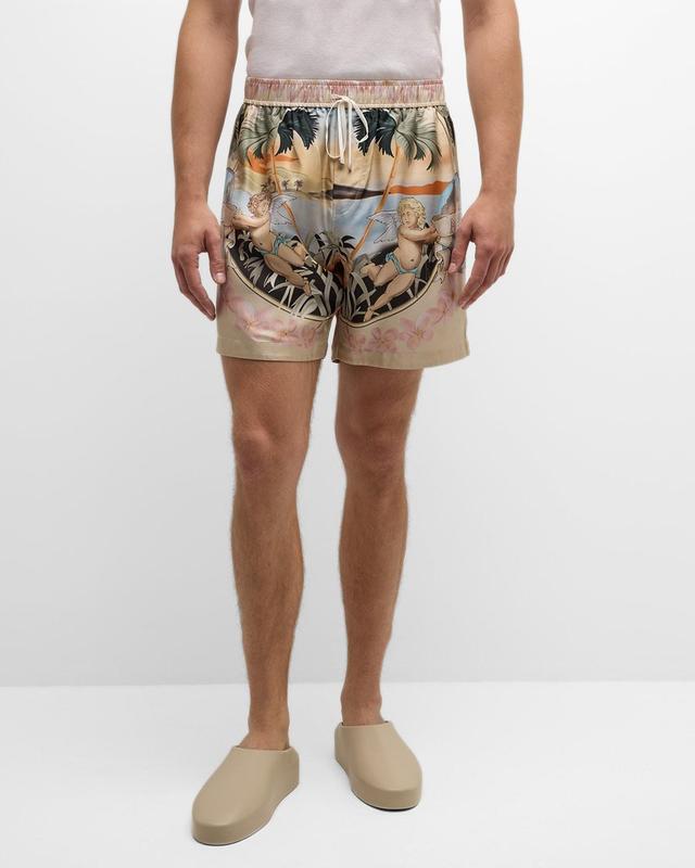 Mens Cherub Silk Shorts Product Image