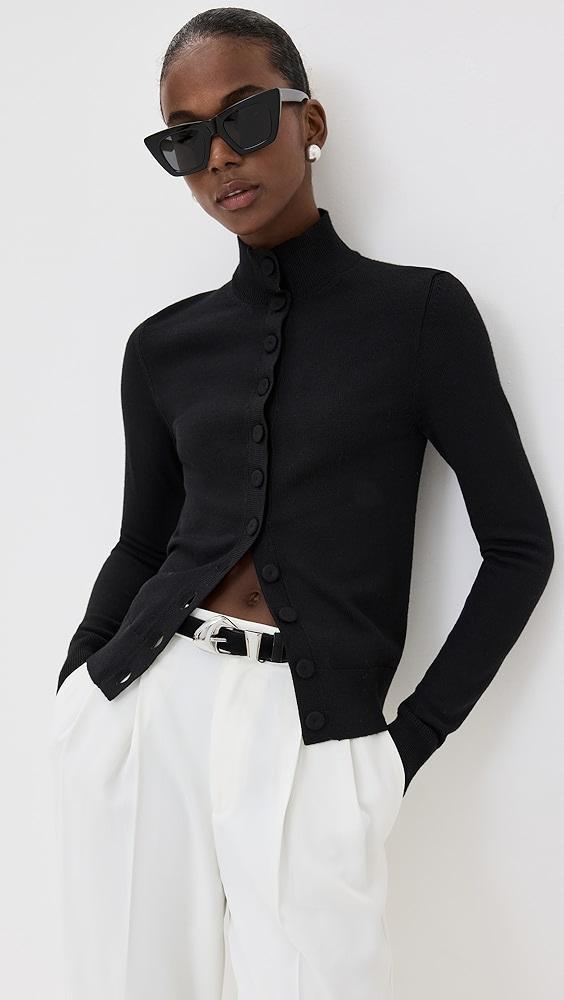 Another Tomorrow Turtleneck Cardigan | Shopbop Product Image