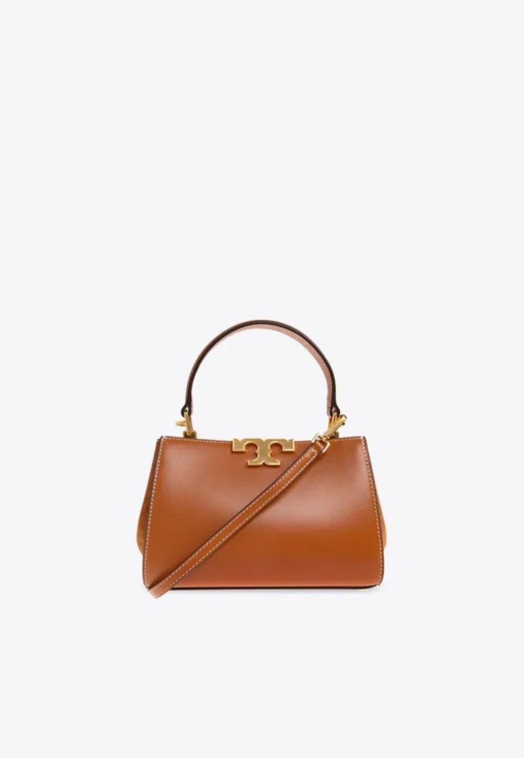 TORY BURCH Mini Eleanor Tote Bag In Brown Product Image