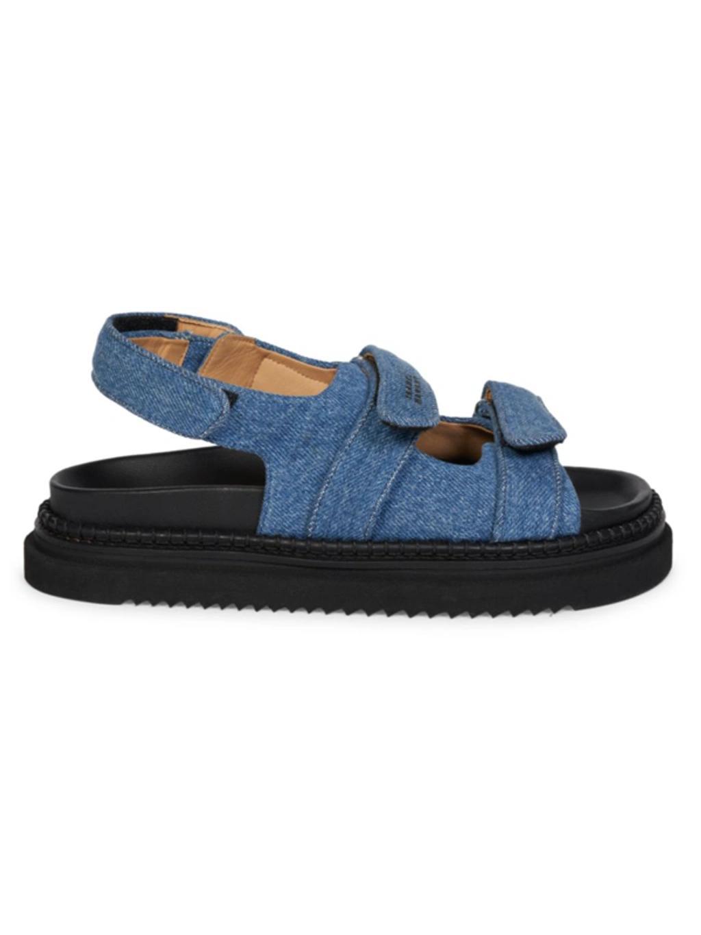 Madee Denim Sport Sandals In Light Blue Product Image