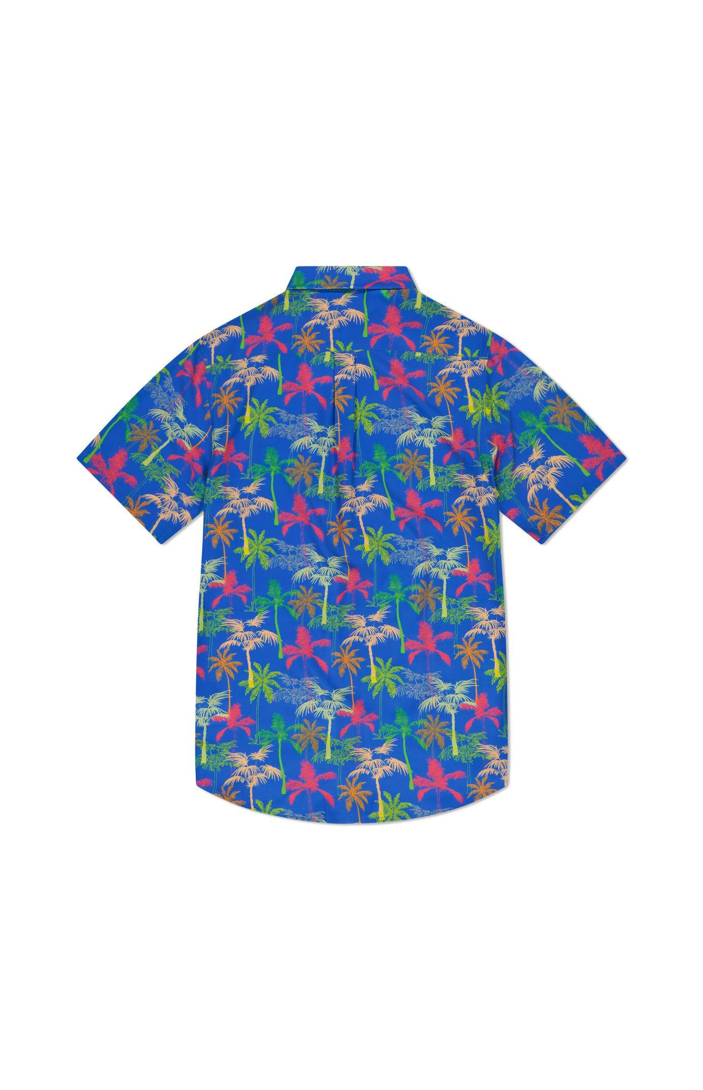 WeSC America Inc Mens Oden Miami Palms AOP Camp Shirt - Product Image