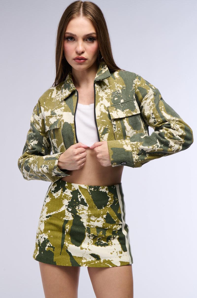 ABSTRACT CAMO UTILITY BOMBER Product Image