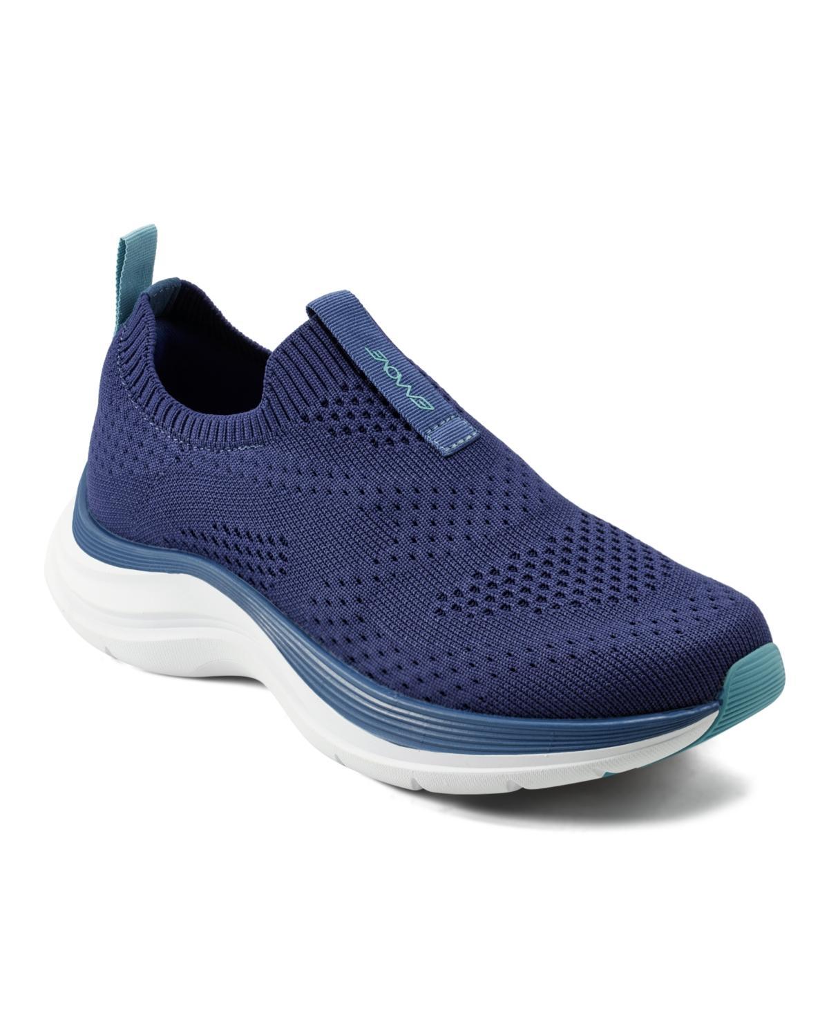 Easy Spirit EMOVE Easywalk Womens Pull-on Knit Sneakers Blue Product Image