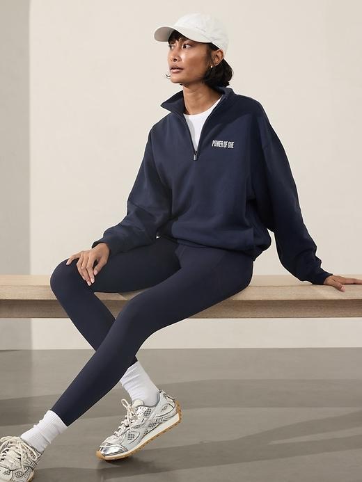 Logo Fleece 1/4 Zip Sweatshirt Product Image