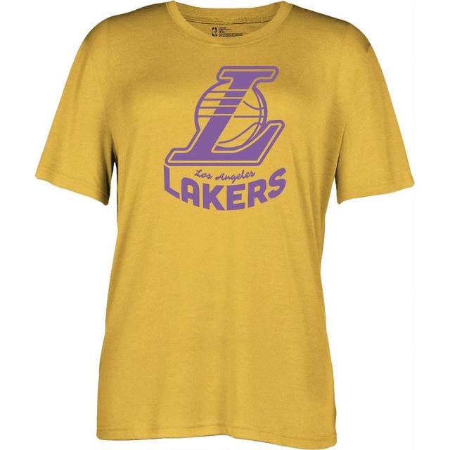 NBA Los Angeles Lakers Womens Short Sleeve Vintage Logo Tonal Crew T-Shirt Product Image