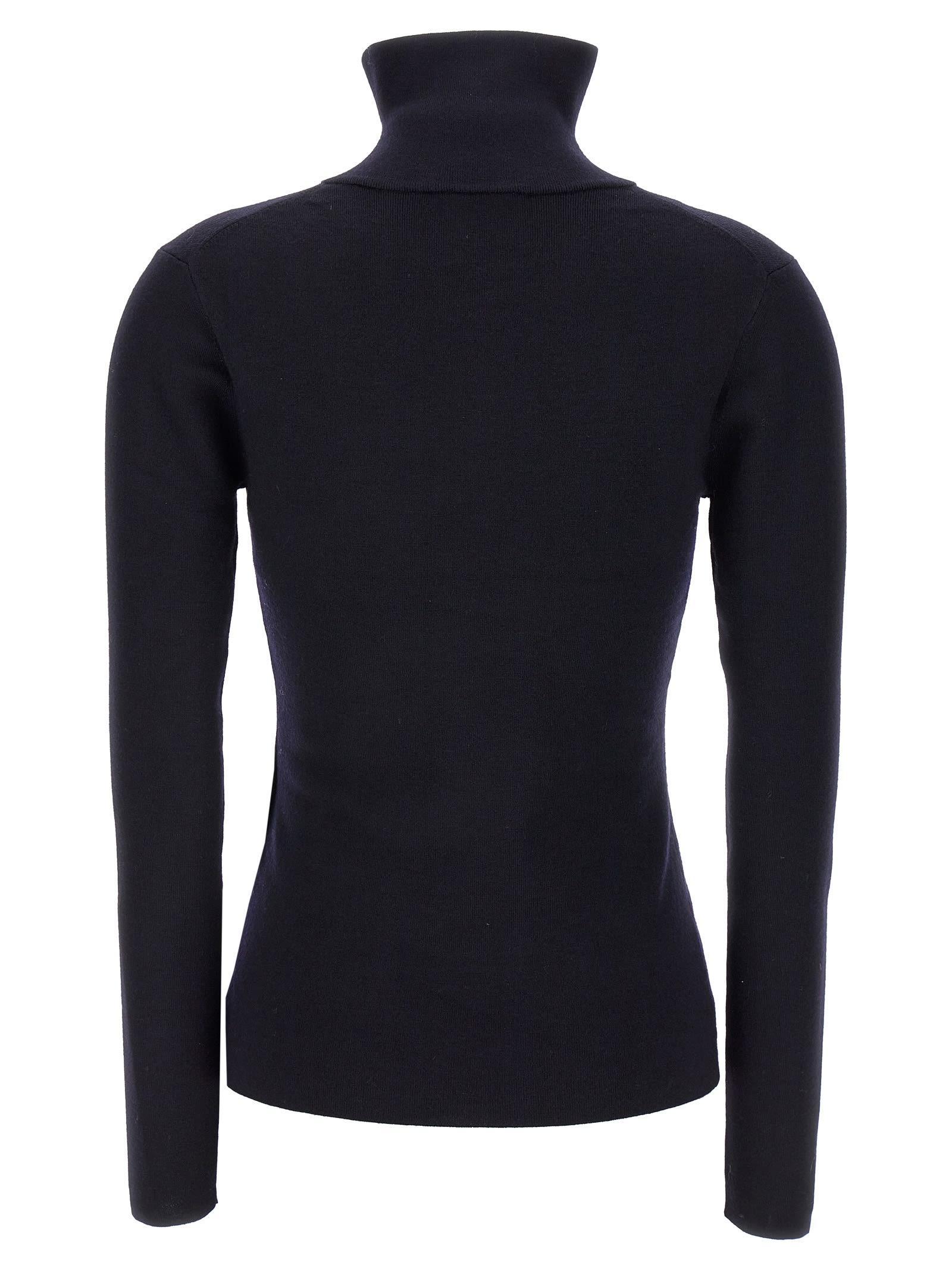 Half Zip Sweater Tops In Blue Product Image