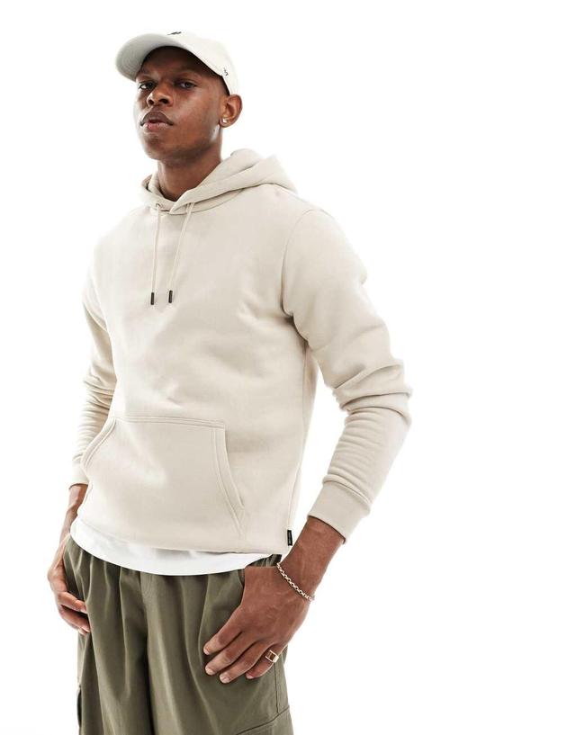 ONLY & SONS oversized hoodie in stone Product Image