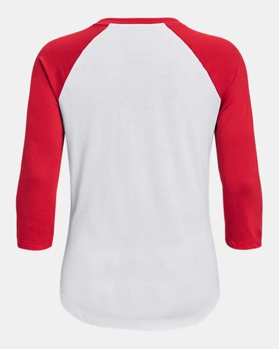 Women's UA Performance Cotton Collegiate Baseball T-Shirt Product Image