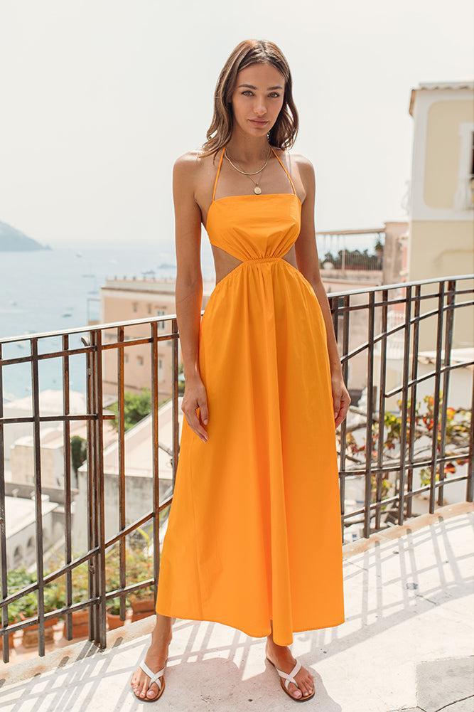 HELLO MOLLY Should We Go Maxi Dress Mango Product Image