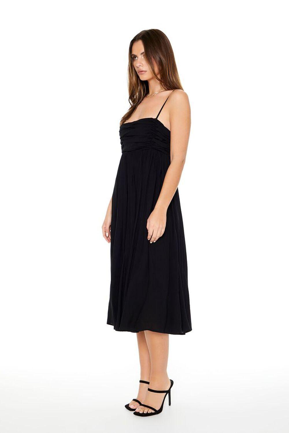 Textured Babydoll Midi Dress | Forever 21 Product Image