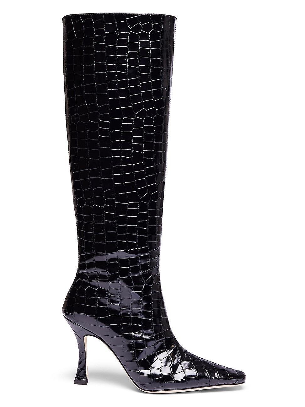 Womens Cami 95MM Leather Knee-High Boots product image