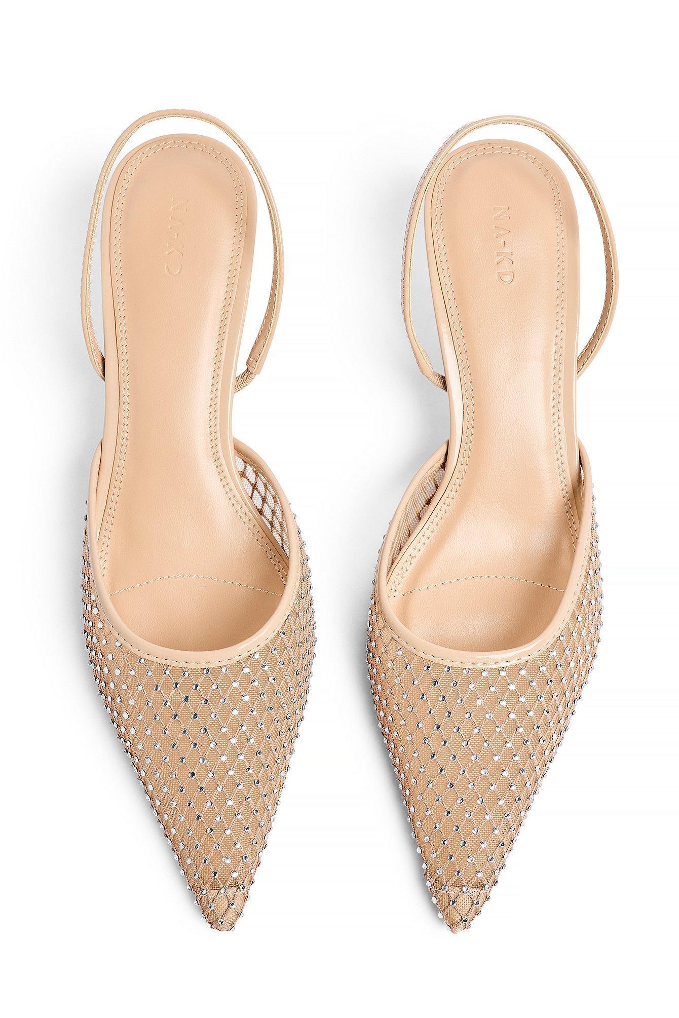 Sparkling Mesh Pumps Product Image