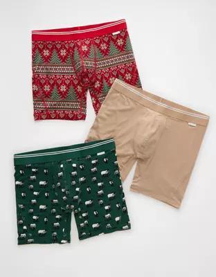 AEO Men's 6" Ultra Soft Boxer Brief 3-Pack Product Image