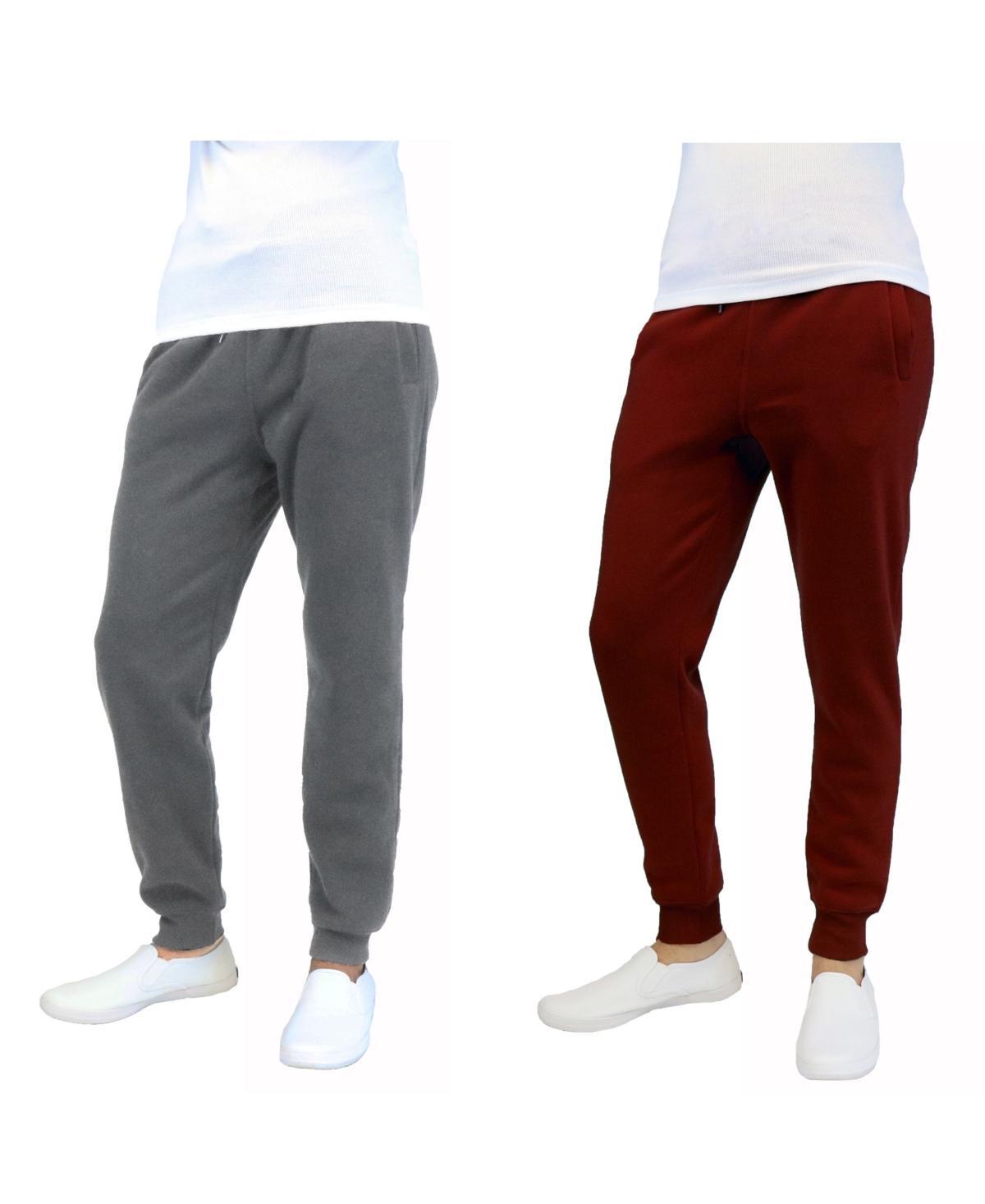 Galaxy By Harvic Mens 2-Packs Slim-Fit Fleece Jogger Sweatpants Product Image