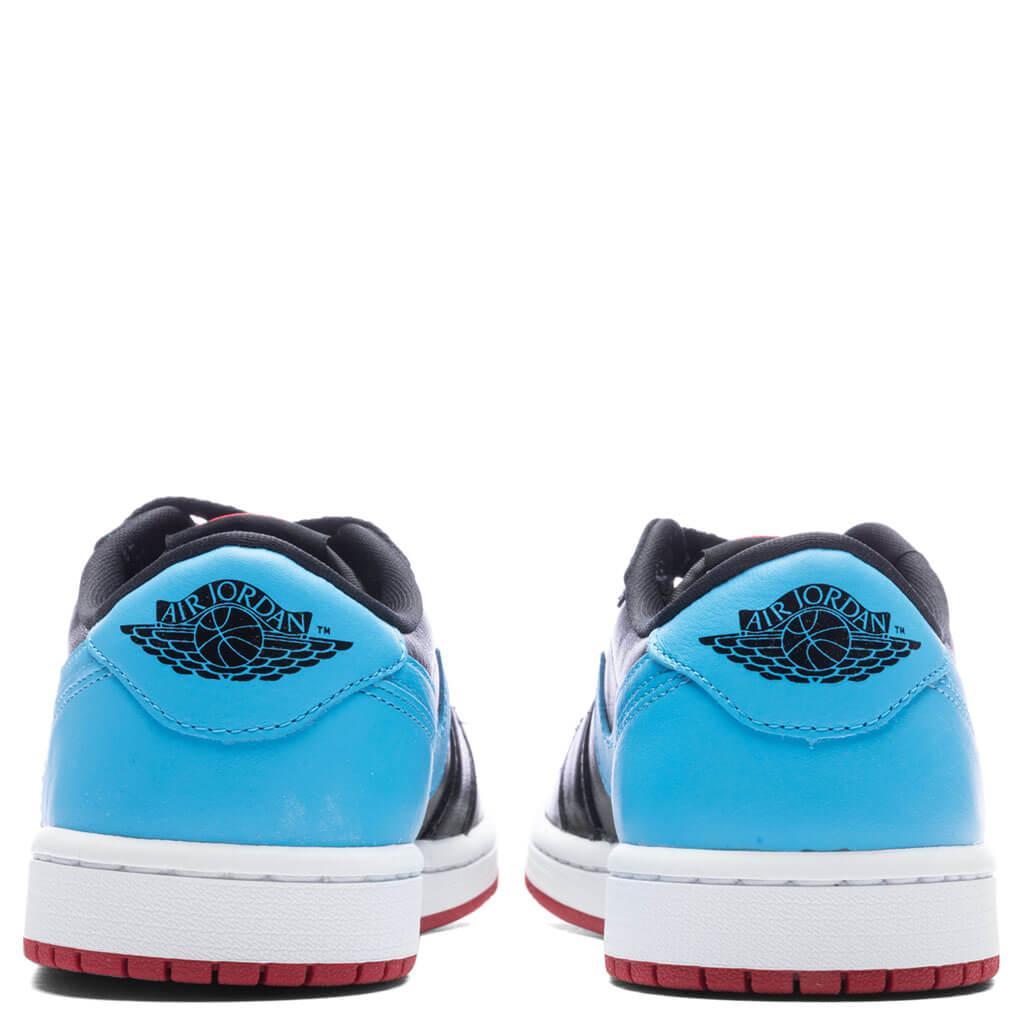 Air Jordan 1 Retro Low OG Women's - Black/Dark Powder Blue/Gym Red Female Product Image