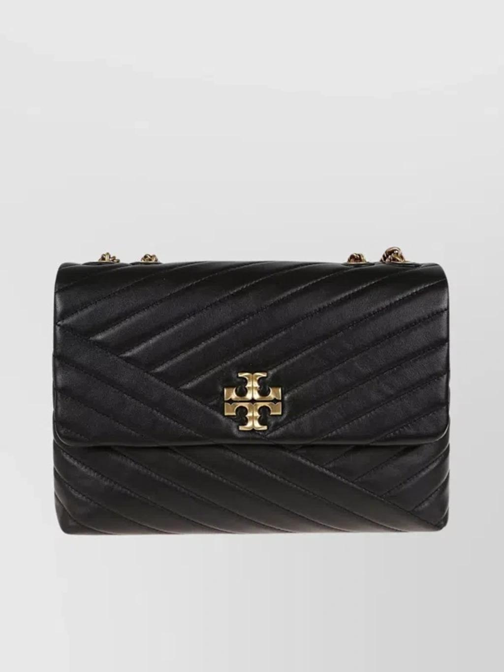 TORY BURCH Chevron Quilted Shoulder Bag In Black Product Image