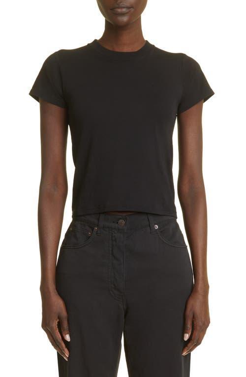 Womens Tommy Cotton Crop T-Shirt Product Image