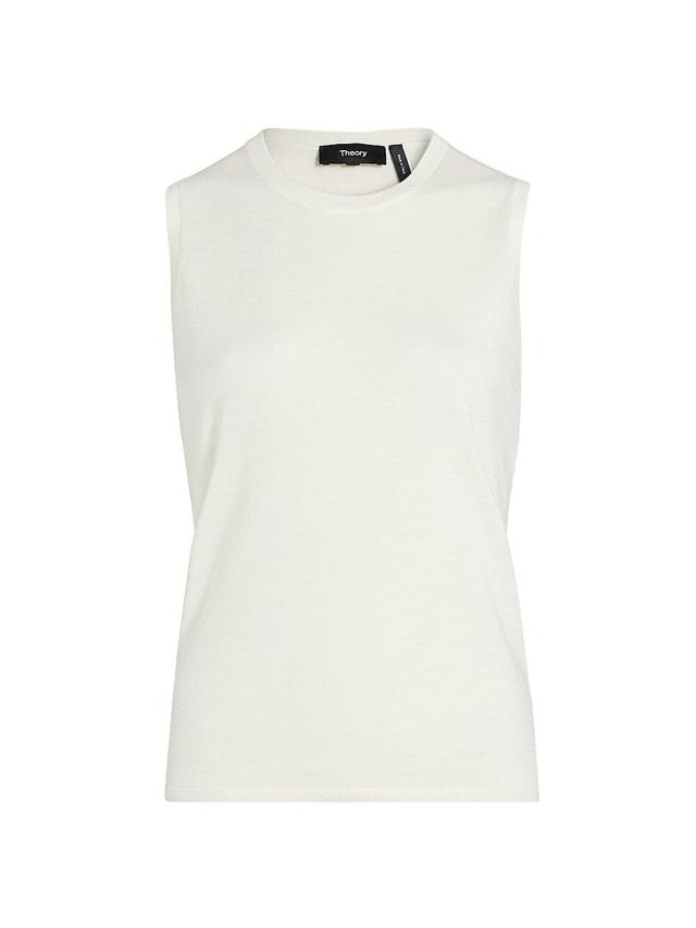 Womens Crewneck Tank Top Product Image