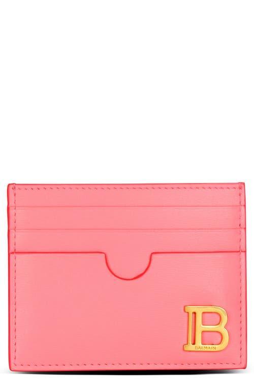 Balmain B Buzz Leather Card Case Product Image