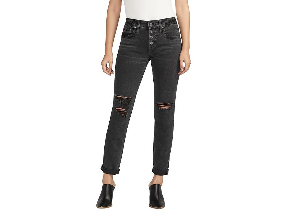 Silver Jeans Co. Mid Rise Slim Boyfriend Jeans Product Image