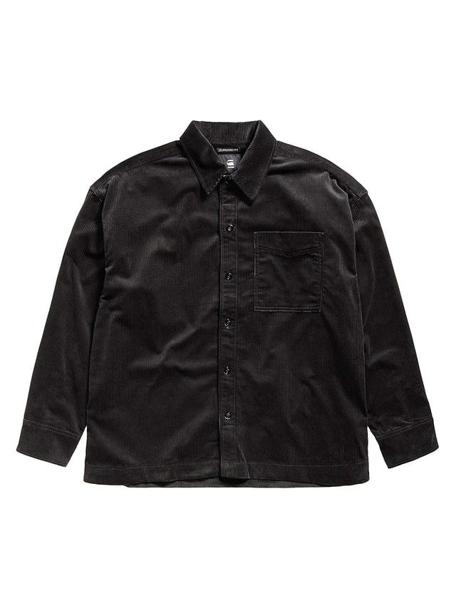 Mens Corduroy Boxy Overshirt Product Image