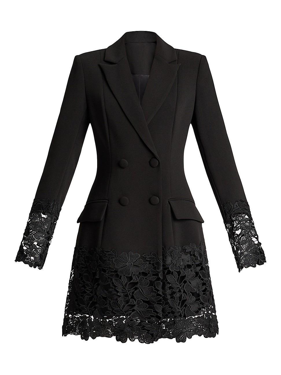 Womens Lace Blazer Minidress Product Image