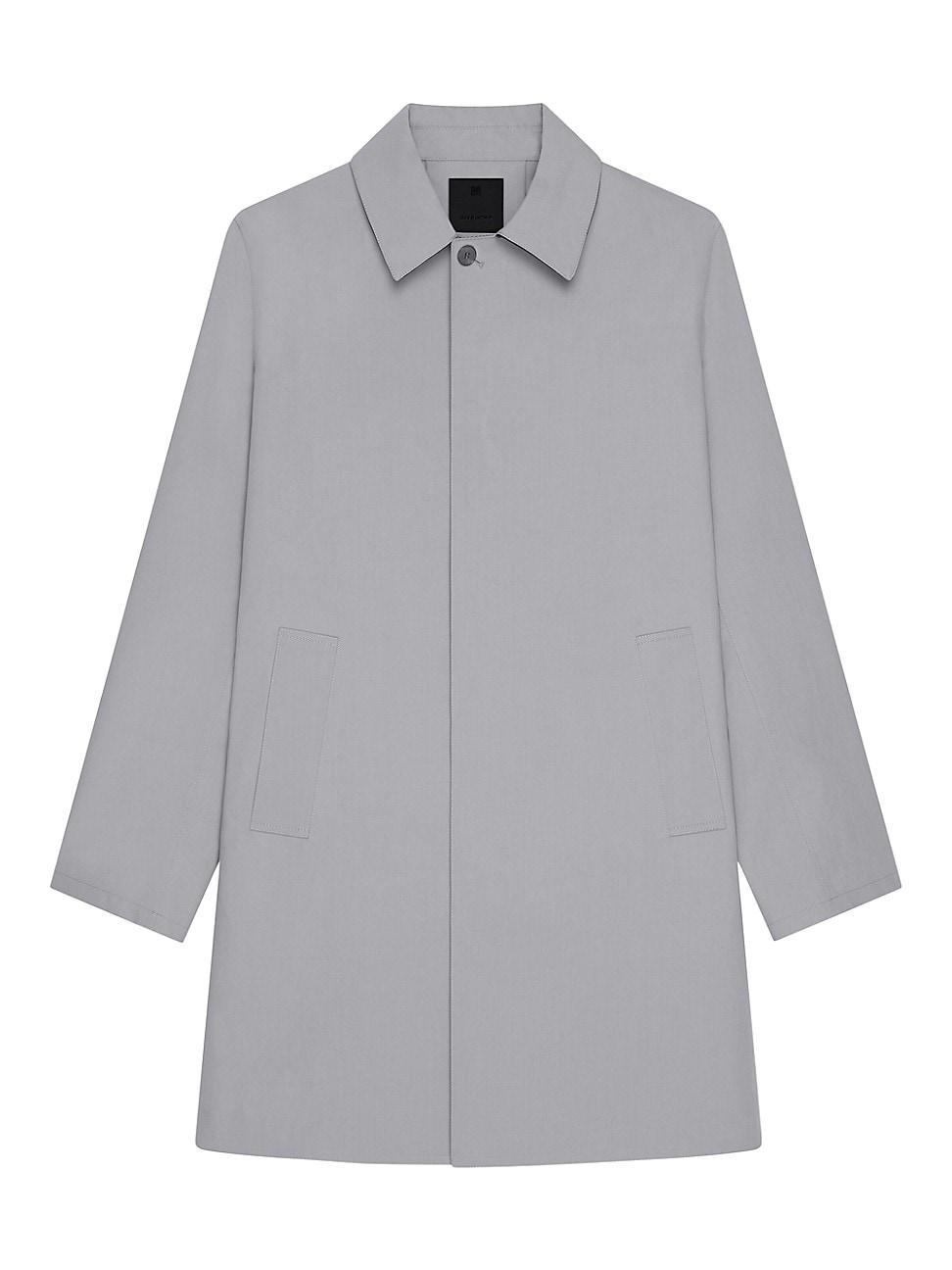 Mens Trench Coat in Cotton Product Image