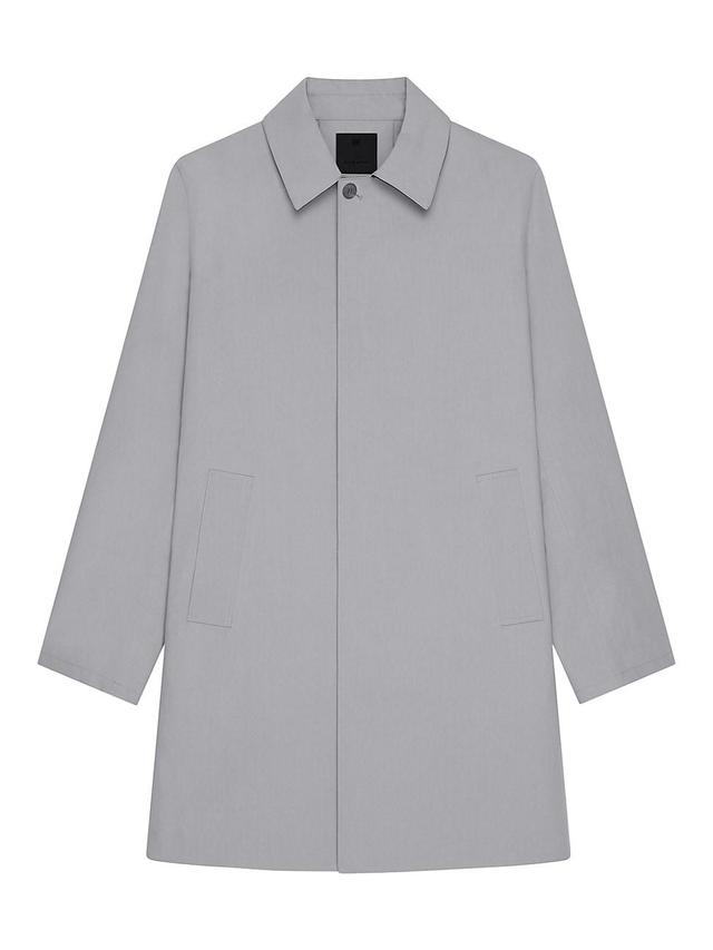 Mens Trench Coat in Cotton Product Image