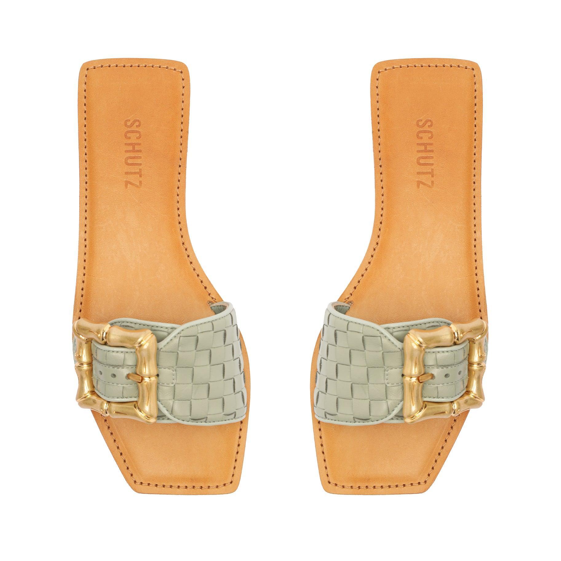 Enola Woven Leather Sandal Female Product Image