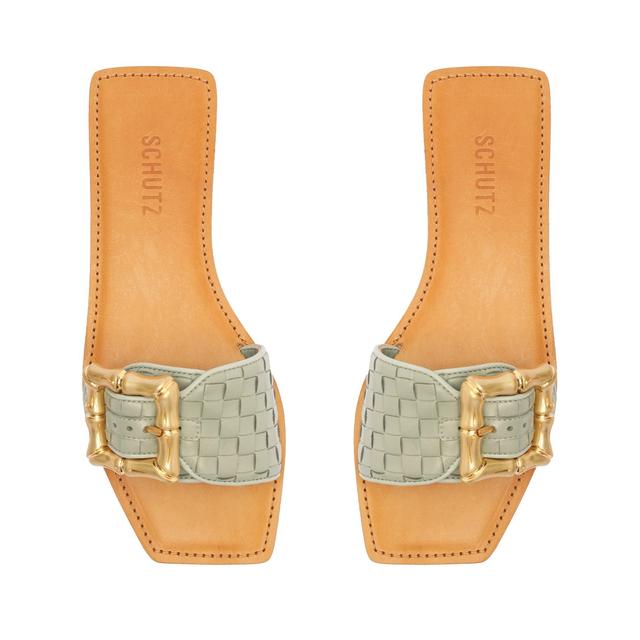 Enola Woven Leather Sandal Female Product Image