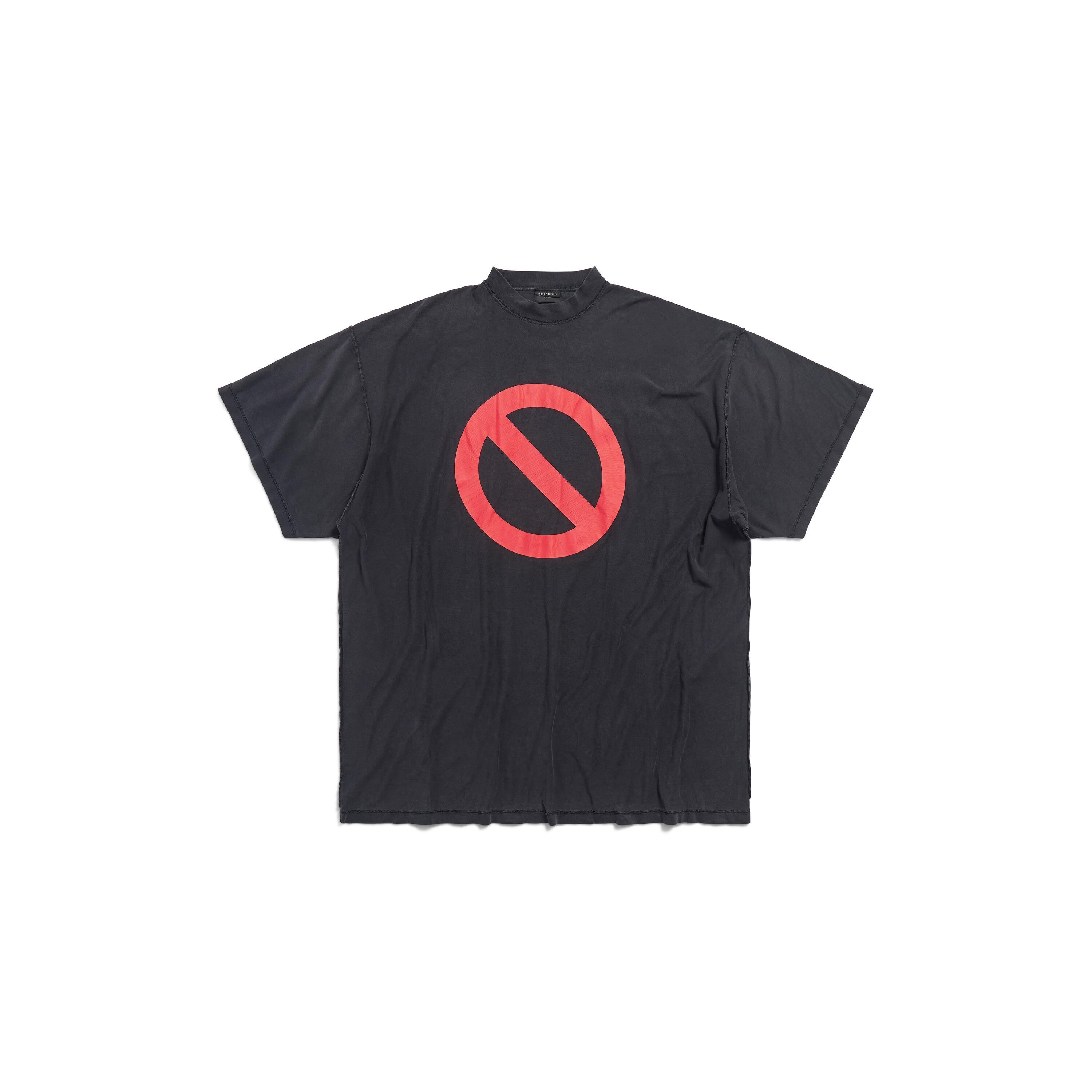 Balenciaga Music | Bfrnd Series Inside-out T-shirt Oversized in Black Faded Product Image