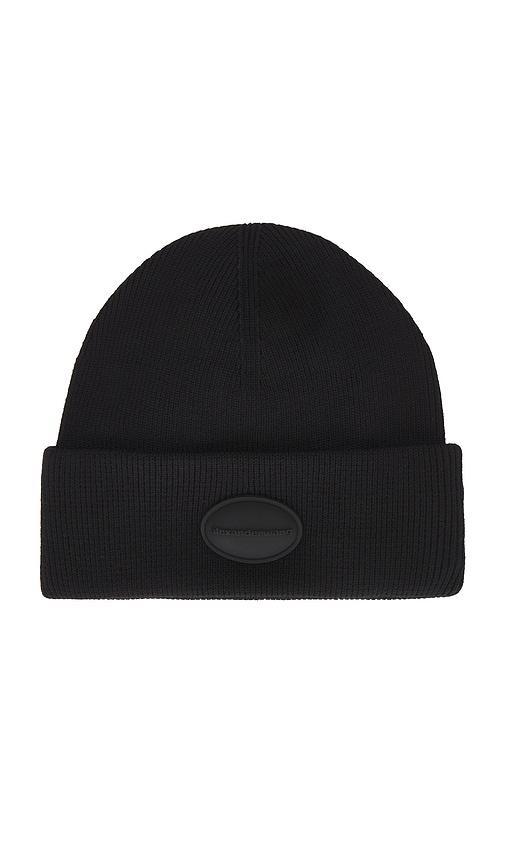 Ribbed Beanie With Domed Logo Patch product image