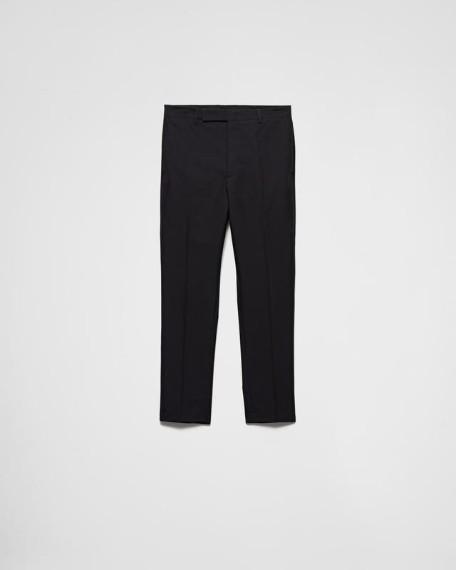 Technical cotton trousers Product Image