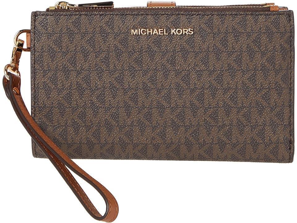 Michael Kors Signature Logo Jet Set Double Zip Wristlet Product Image