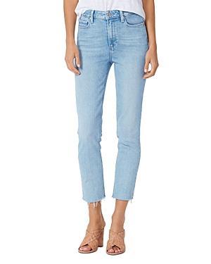 Paige Cindy High Rise Ankle Straight Jeans in Park Ave Product Image