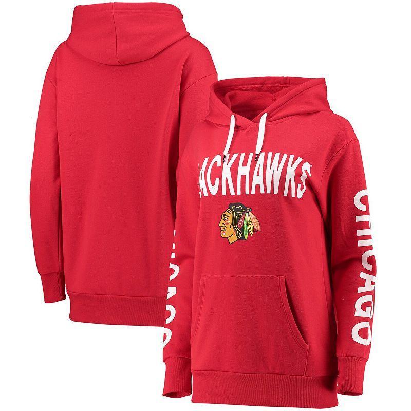 Womens G-III 4Her by Carl Banks Chicago Blackhawks Extra Inning Pullover Hoodie Product Image