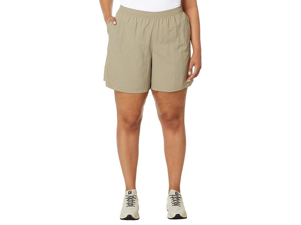 Columbia Plus Size Sandy River Short (Tusk) Women's Shorts Product Image