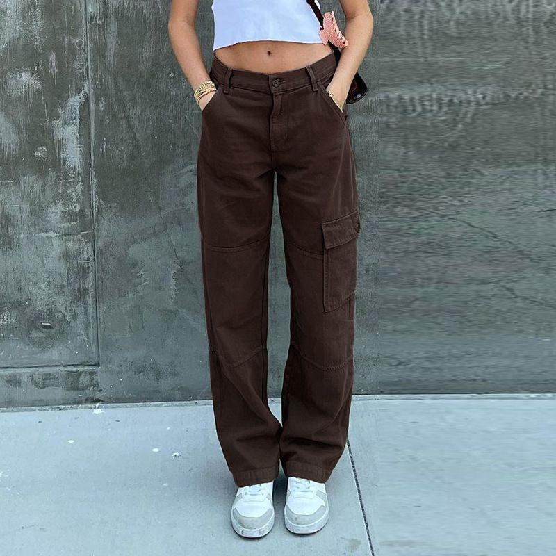 Low-Waist Cargo Pants Product Image