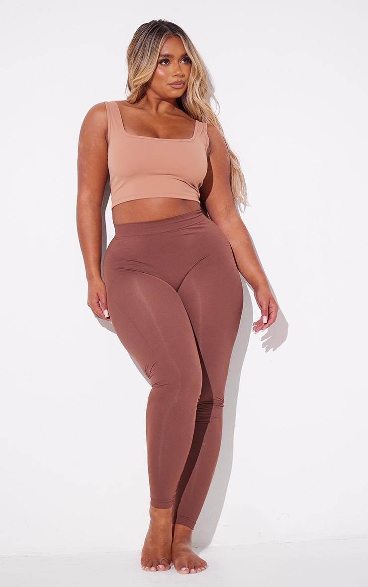 Shape Mocha Sculpted Scoop Neck Crop Top Product Image