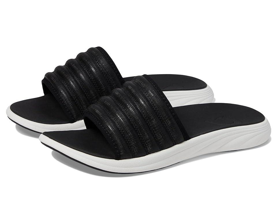 OluKai Komo Slide Black) Men's Shoes Product Image