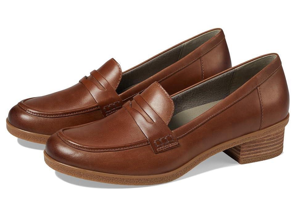 Dansko Danica (Tan Waterproof Burnished) Women's Flat Shoes Product Image