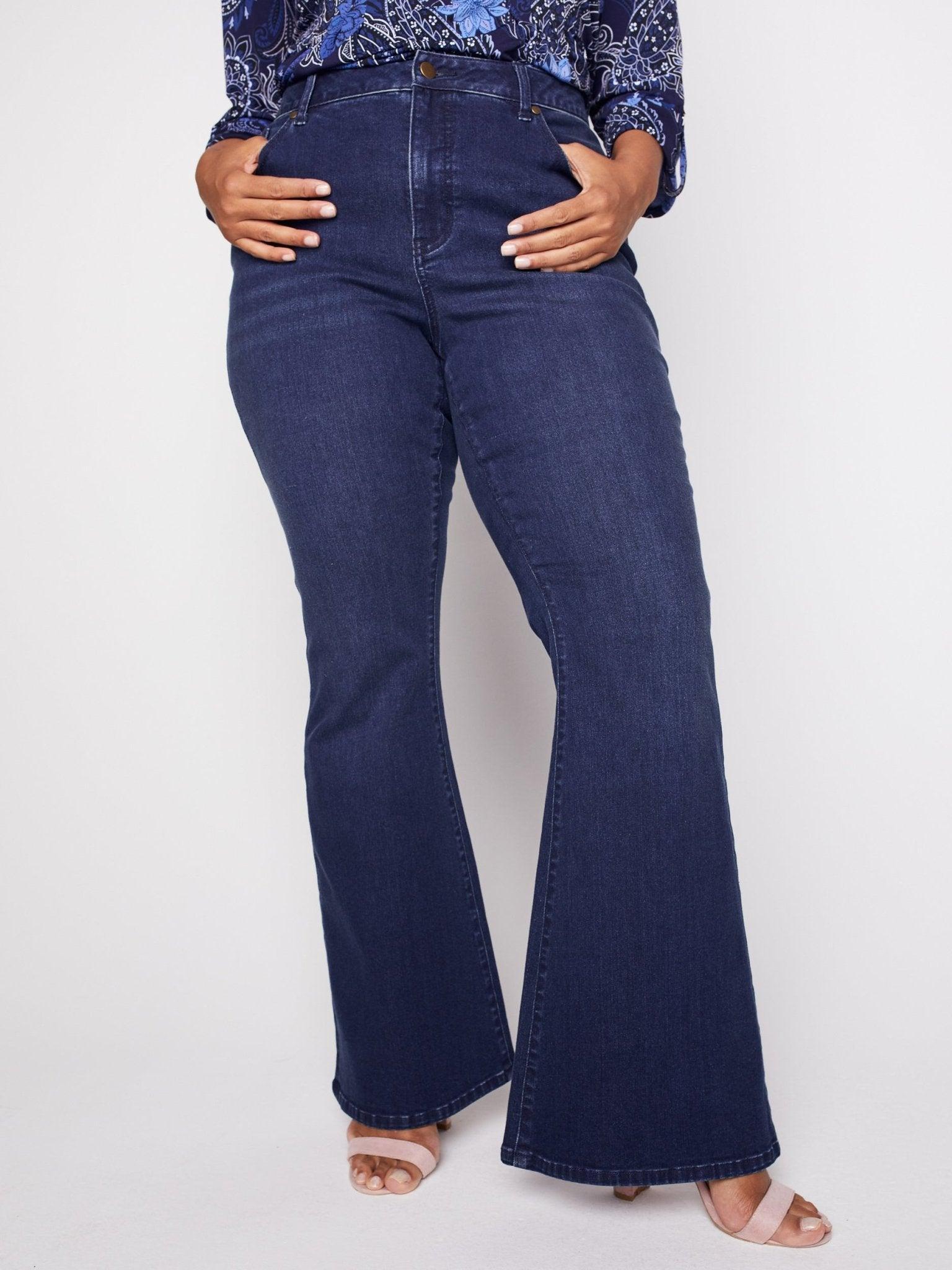 Westport Signature High Rise Modern Flare Leg Jeans - Plus Female Product Image