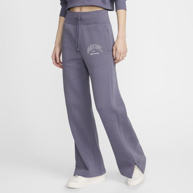 Womens Nike Sportswear Phoenix Fleece High-Waisted Wide-Leg Sweatpants Product Image