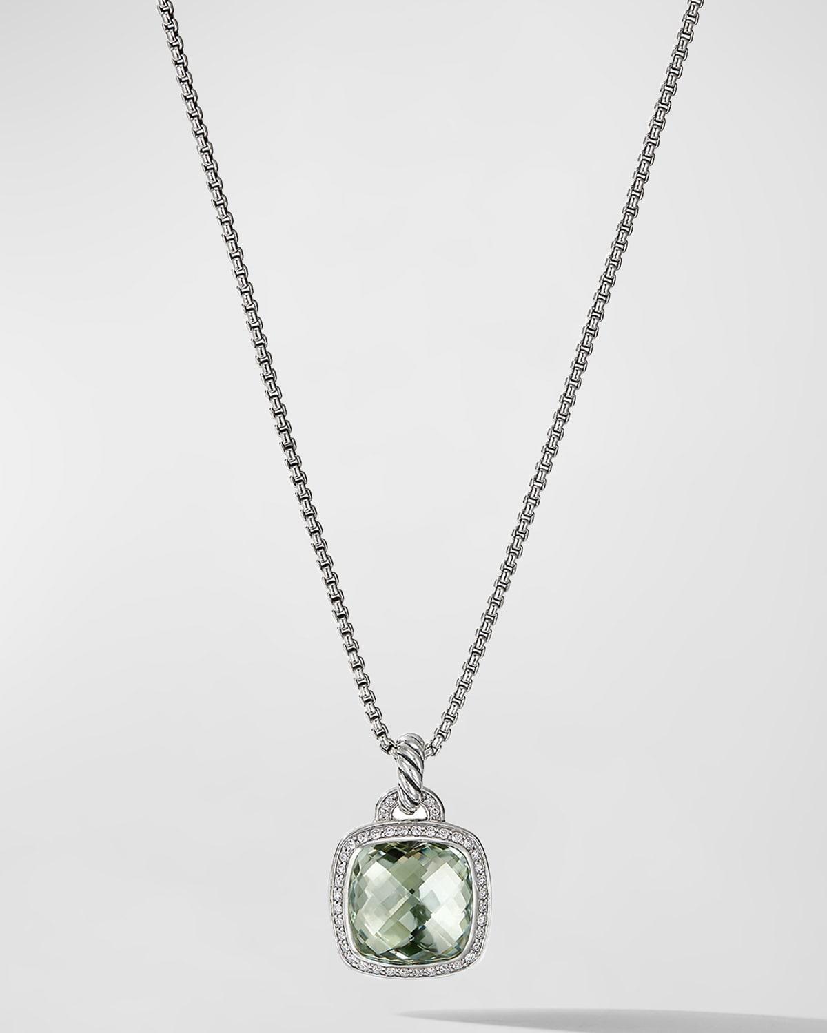 Albion Pendant with Diamonds in Silver, 18.8mm Product Image