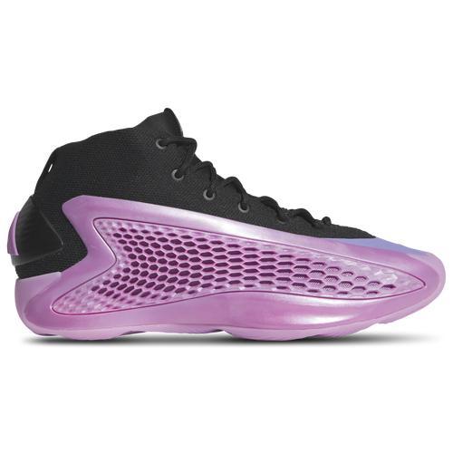 adidas Mens Anthony Edwards adidas Anthony Edwards 1 - Mens Basketball Shoes Purple/Black/Purple Product Image