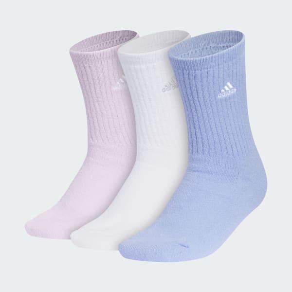 Cushioned Comfort Crew Socks 3 Pairs Product Image