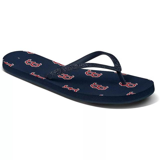 Womens REEF Boston Red Sox Stargazer Flip Flops Product Image